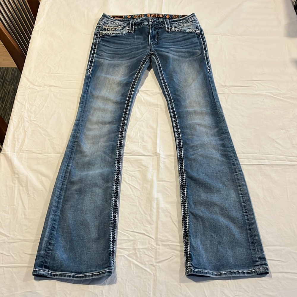 Rock Revival Rubie Boot Cut Jeans, Sz 29/32